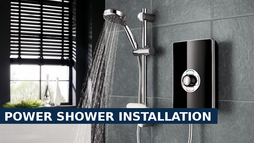 Power shower installation Thames Ditton